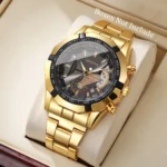 Relojes de negocios de lujo con esfera grande para Hombre, Reloj de cuarzo con calendario a la moda para Hombre, Reloj para Hombre (sin caja)